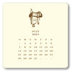 2024 Cowboy Calendar with Easel