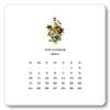 2024 Floral Calendar with Easel (REFILL)