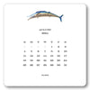 2024 Saltwater Calendar with Easel