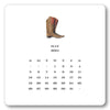2024 Texas Calendar with Easel