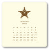2024 Cowboy Calendar with Easel