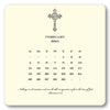 2024 Cross Calendar with Easel