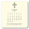 2024 Cross Calendar with Easel (REFILL)