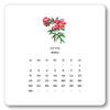 2024 Floral Calendar with Easel (REFILL)