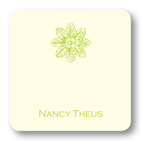Acanthus Medallion Chartreuse (Customizable)
