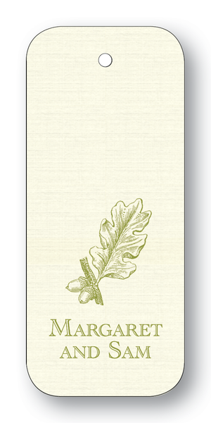Acorn & Leaf - Olive (Customizable)