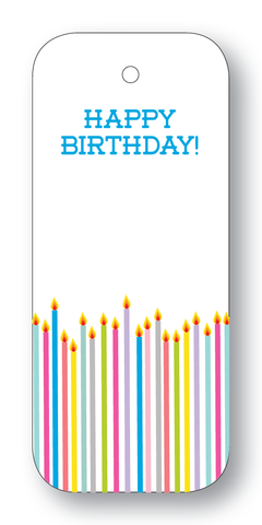 Happy Birthday! Candles Multicolor Pastel