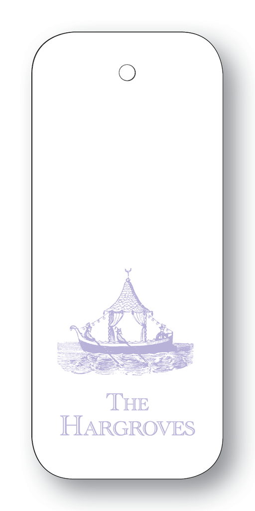 Chinoiserie Boat - Lavender (Customizable)