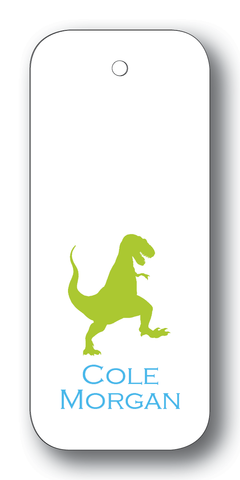 Dinosaur Silhouette GT - Chartreuse & Turquoise (Customizable)