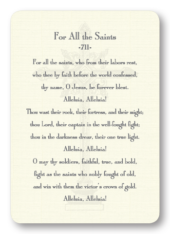 For All the Saints Hymn