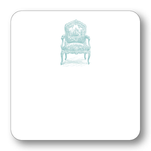 Louis XV Chaise in Celadon GC