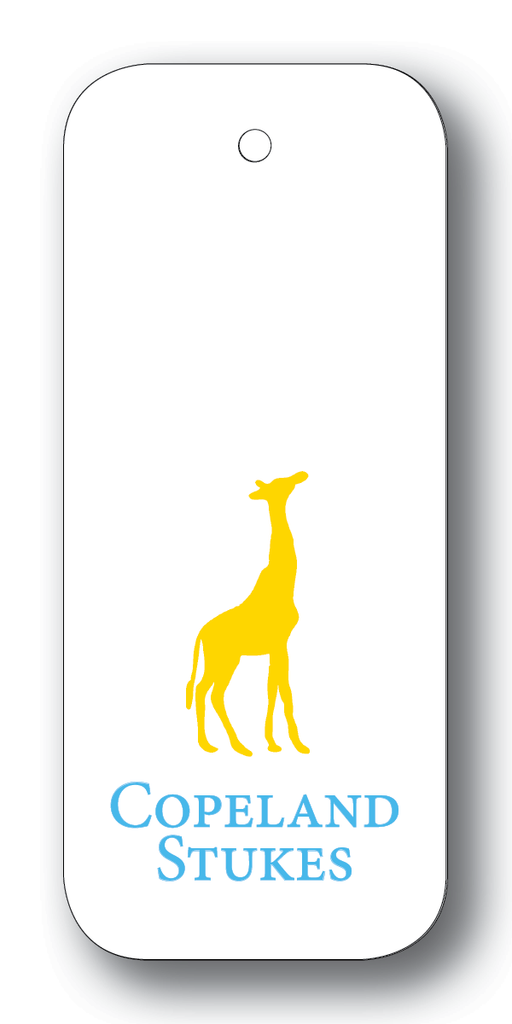 Giraffe Silhouette - Yellow & Turquoise (Customizable)