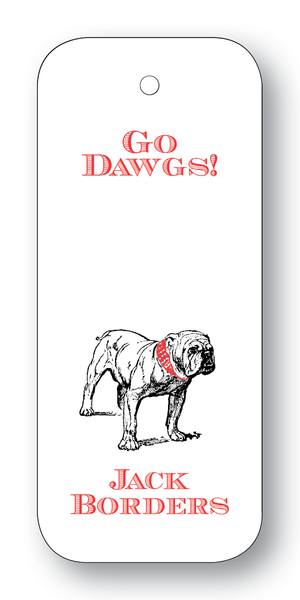 Go Dawgs! Gift Tags (Customizable)