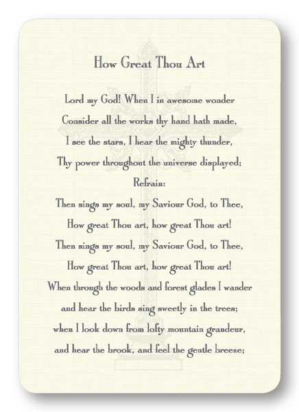 How Great Thou Art Hymn