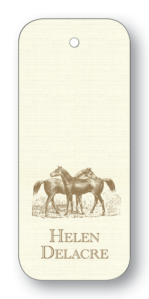 Horse Pair - Pewter (Customizable)
