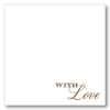 With Love Script (Chocolate)