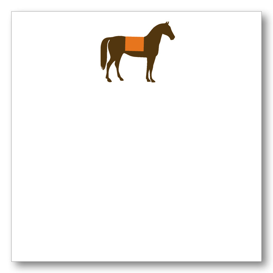 Horse Silhouette NB Burnt Orange
