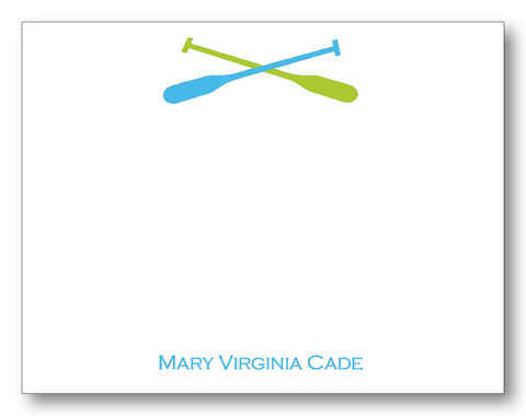 Paddles - Turquoise & Chartreuse (Customizable)