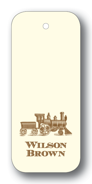 Short Train - Chocolate (Customizable)