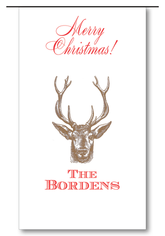 Stag Merry Christmas (Customizable)