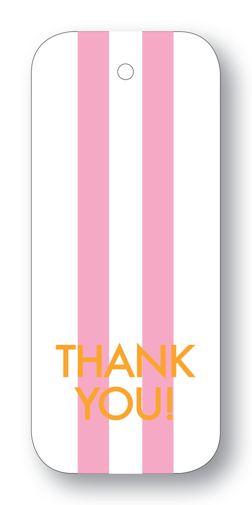 Thank You! Stripes Pink