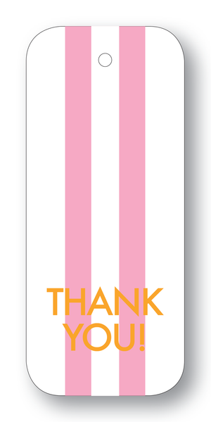 Thank You! Stripes Pink