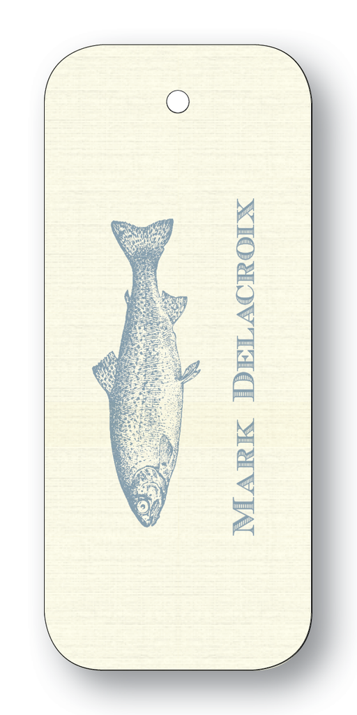 Trout Gift Tags - Steel (Customizable)