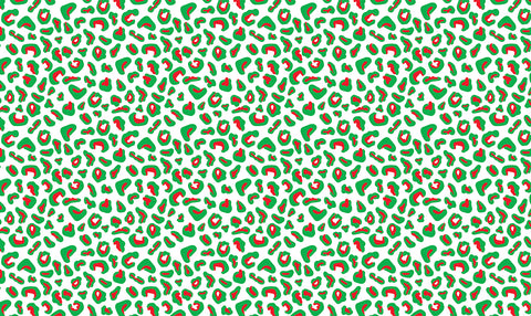 Leopard Print - Clover & Red