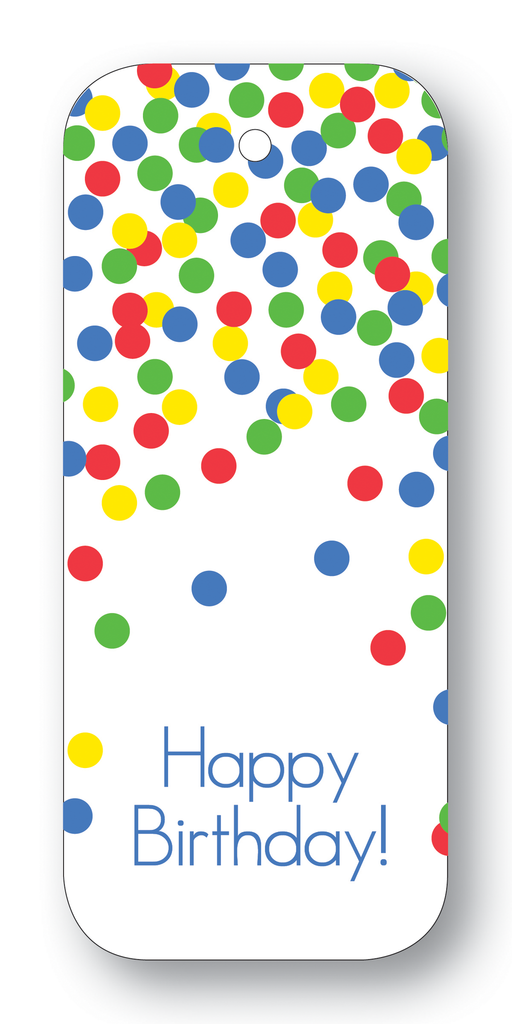 Happy Birthday! Confetti Multicolor Primary