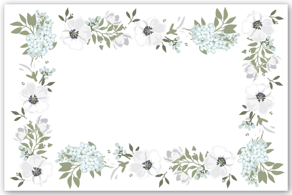 Floral Frame Abstract PLM