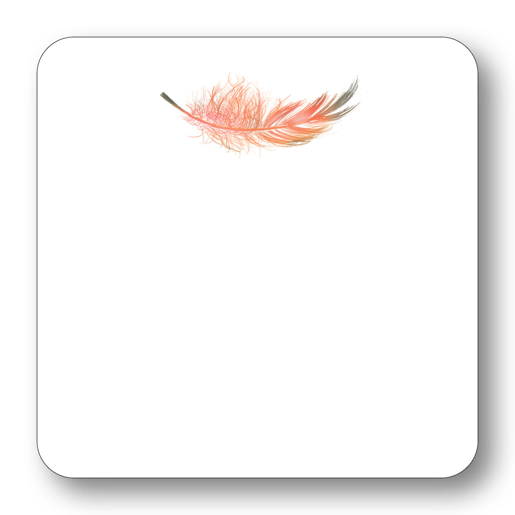 Marabou Feather Orange Gift Cards