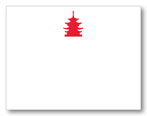 Pagoda Silhouette Red FCE