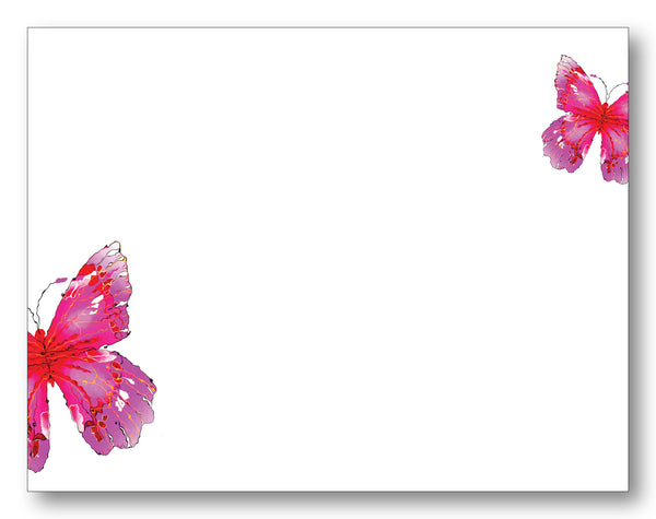 Butterfly Watercolor Pink