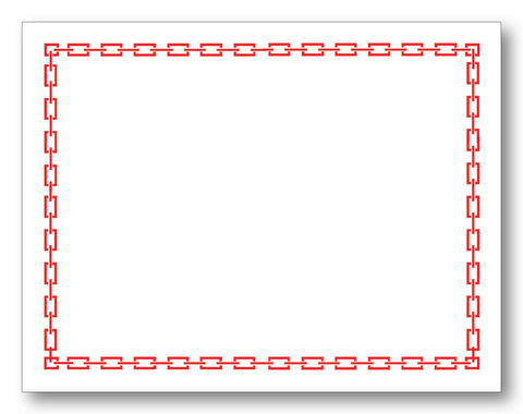 Chain Border Red