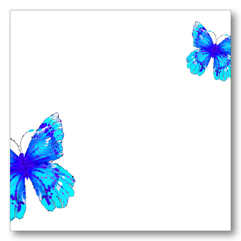 Butterfly Watercolor NB Blue
