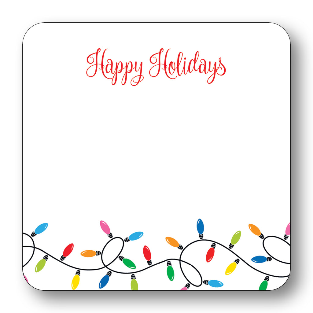 Christmas Lights Happy Holidays Gift Cards
