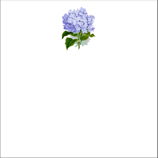 Hydrangea (Blue) Note Block
