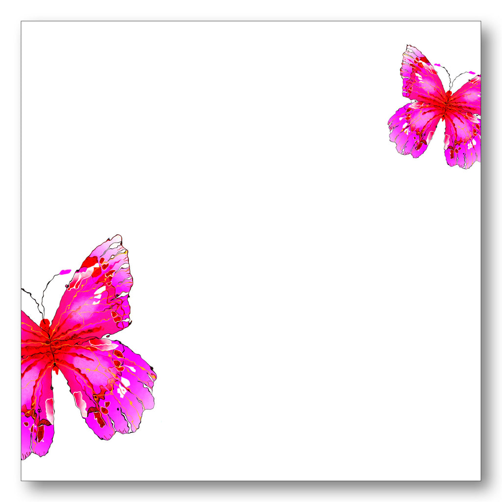Butterfly Watercolor NB Pink