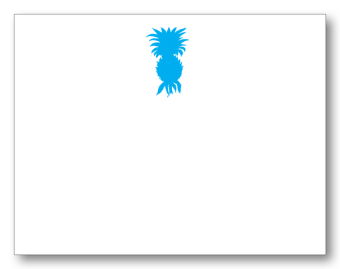 Pineapple Silhouette Turquoise FCE