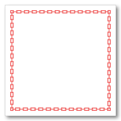 Chain Border Red Note Block